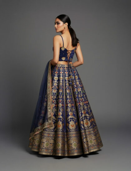 Sapphire Banarasi Lehenga