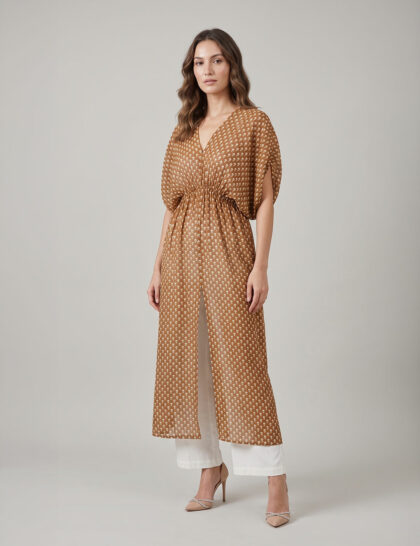 Tan Free Size top