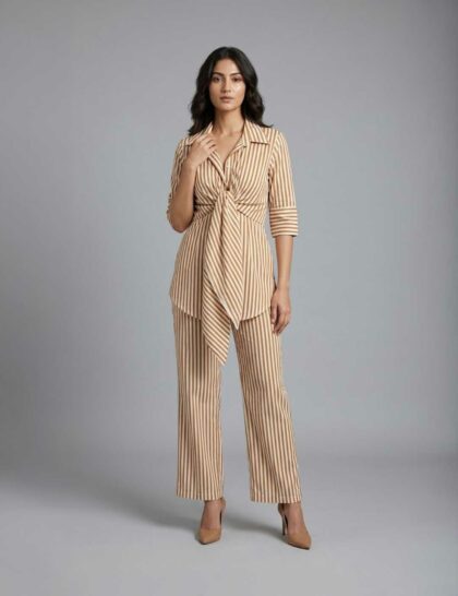 Mustard Lane Striped 3Pc Coord
