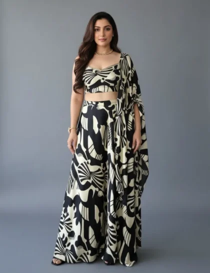 The Saaz Saree - Black