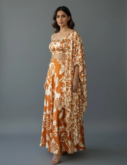 The Saaz Saree - Mustard