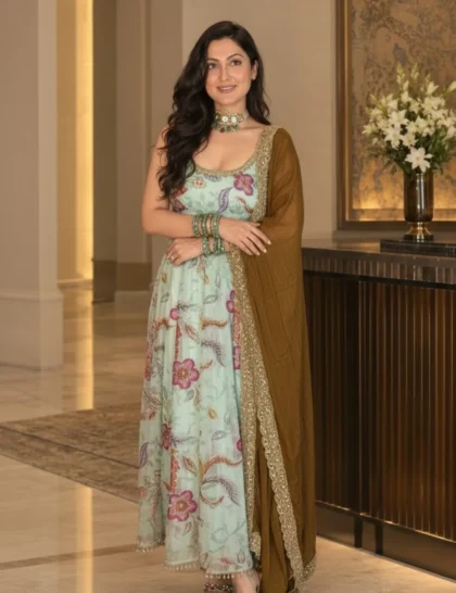 Arohi Anarkali Mint