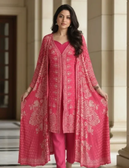 Aira Cape Set Pink